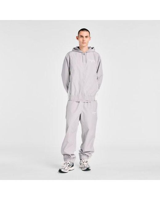 New Balance Gray Trackside Woven Pant for men