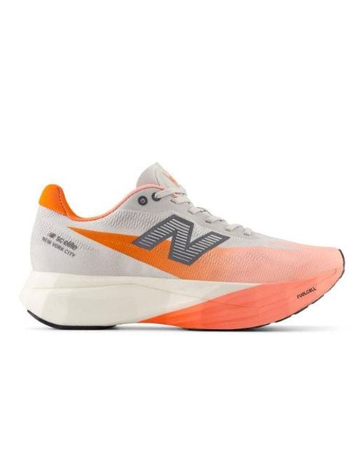 New Balance Pink Tcs Nyc Marathon Fuelcell Supercomp Elite V5 Running Shoes