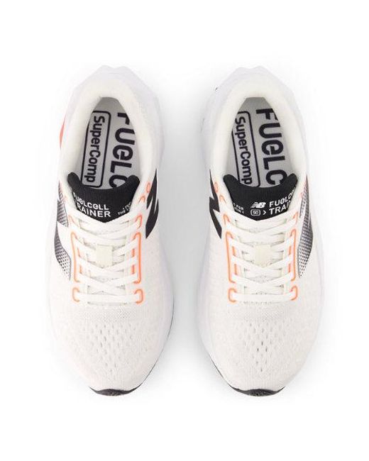 New Balance White Damen Fuelcell Supercomp Trainer V3