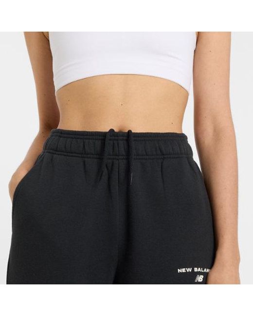 New Balance Black Reimagined Fleece Jogger