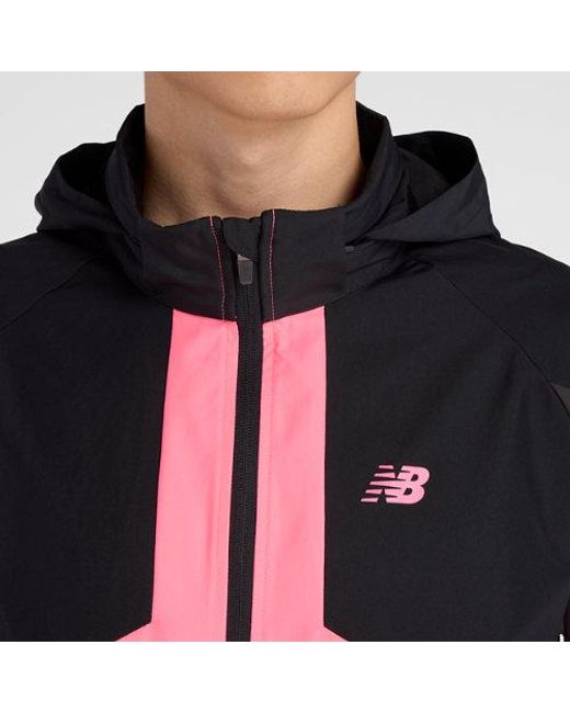New Balance Pink Utility Woven Jacket for men