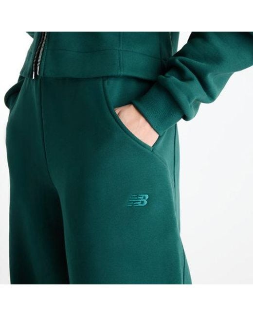 New Balance Green Athletics Crafted Fleece Pant