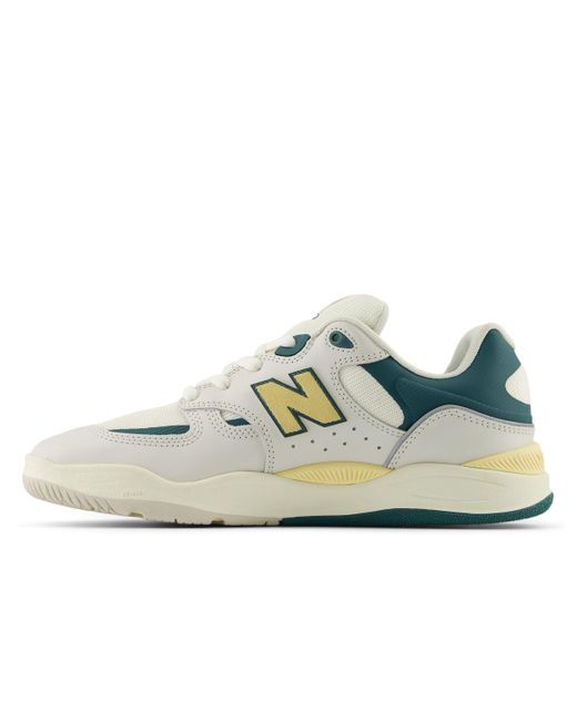 New Balance Blue Nb Numeric Tiago Lemos 1010 In White/green Suede/mesh for men