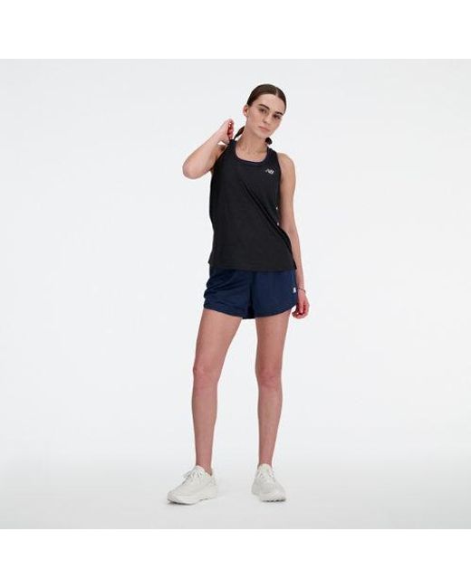 New Balance Blue Athletics Mesh Short