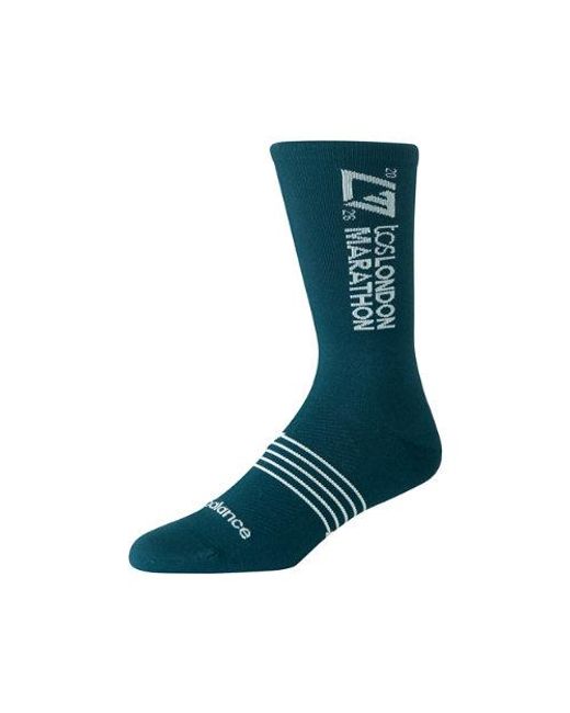 New Balance Green London Marathon Crew Sock