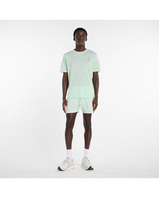 New Balance Blue Rc Short 5" for men