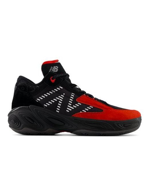 Fresh foam bb v2 in nero/rossa di New Balance in Red