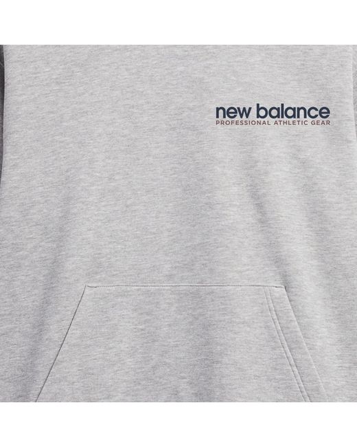 New Balance Professional athletic hoodie in grau in Gray für Herren