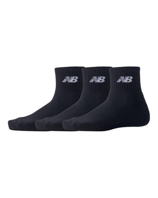 New Balance Blue Everyday Ankle 3 Pack Socks 3 Pack
