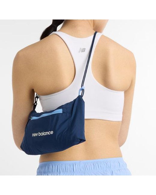 New Balance Blue Athletics Packable Full Zip Jacket