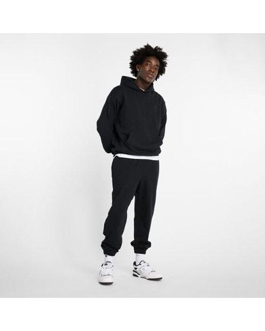 New Balance Black Athletics French Terry Jogger for men