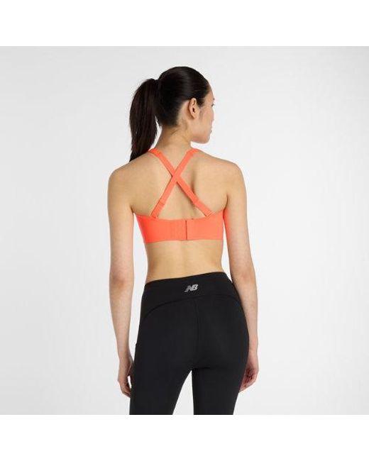New Balance Red Damen Nb Rc Bra