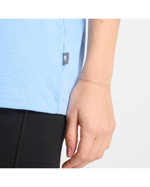 Mujer Reimagined Oversized T-Shirt En, Algodón, Talla New Balance de color Blue