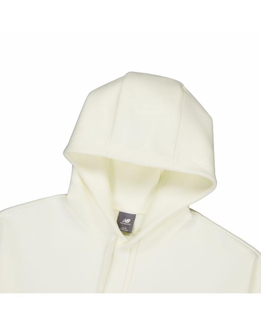 New Balance Nbx Lunar New Year Sweat Hoody In White Cotton Fleece for men