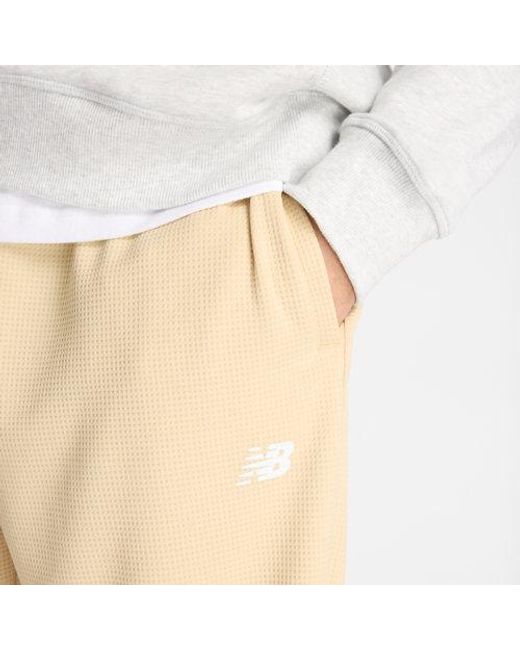 New Balance Natural Textured Check Pant for men