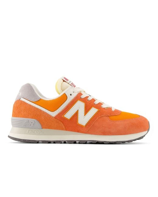 New Balance Multicolor 574 In Red/white Suede/mesh