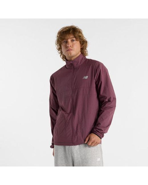 New Balance Athletics Packable Jacket in Purple for Men Lyst