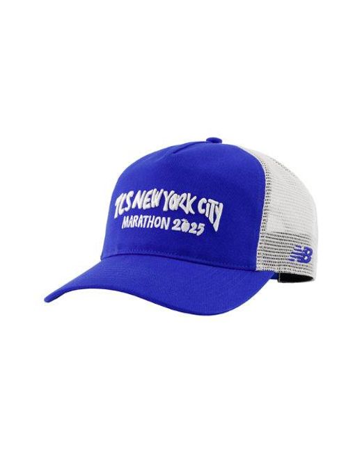 New Balance Blue Nyc 47 Hitch Trucker