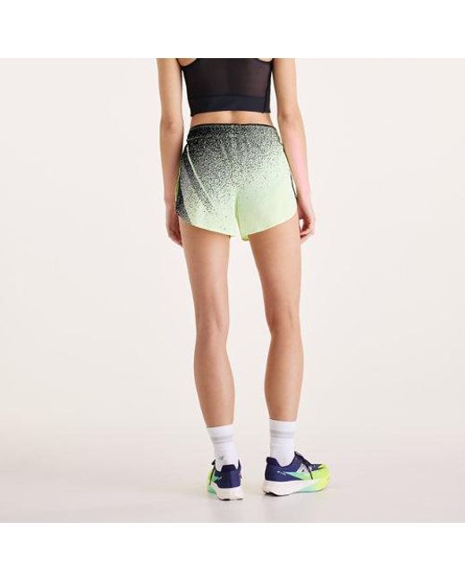 New Balance Green Rc Ultra Light Printed Short 3"