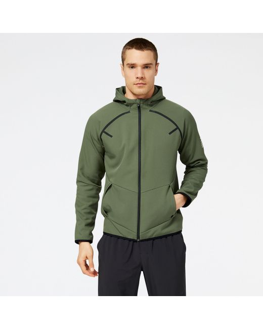 Tenacity Football Training Softshell Jacket New Balance de hombre de color Green