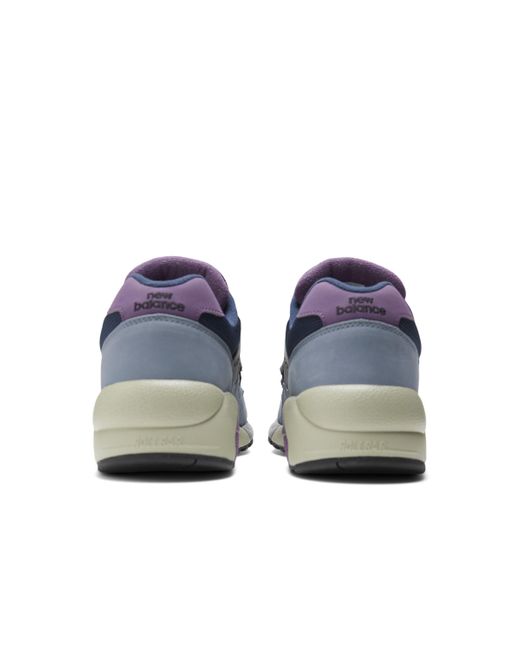 New Balance 580 In Grey/blue/purple Leather for men