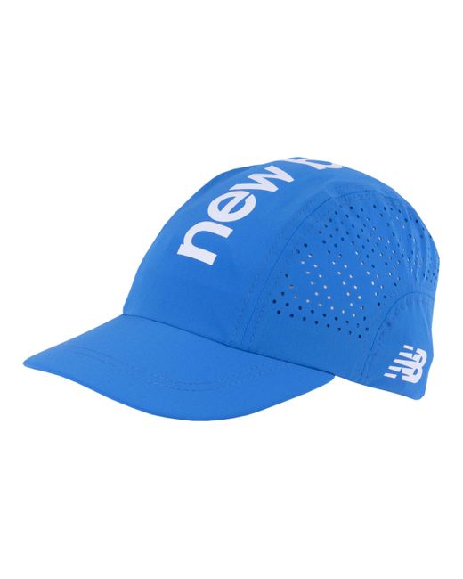 New Balance Unisex Linear Nb Running Hat in Blue Lyst