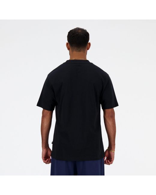 New Balance Athletics Never Age T-shirt in het Black voor heren