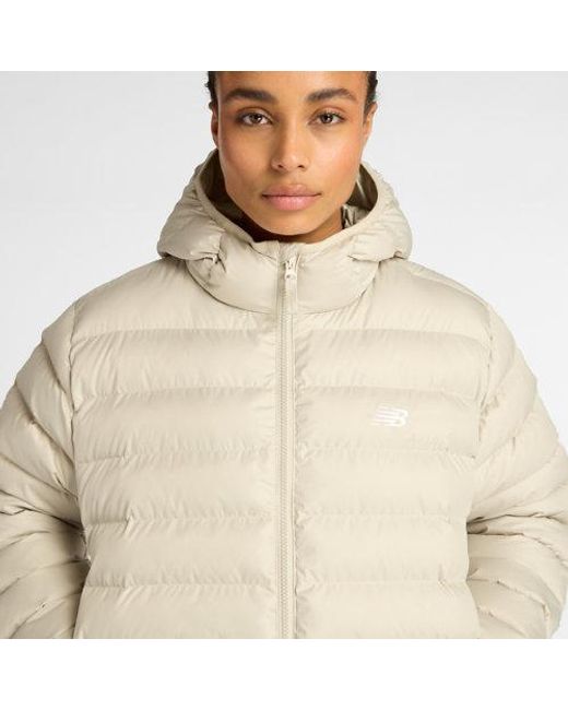 New Balance Natural Sport Essentials Hooded Puffer Jacket
