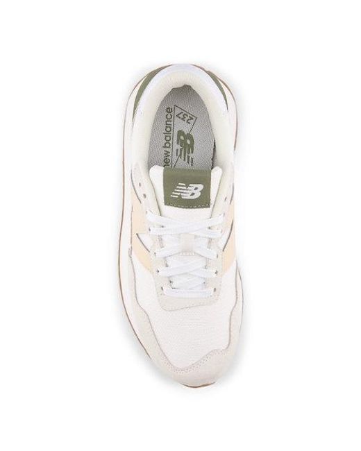 New Balance White 237