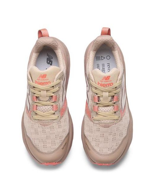 New Balance Pink Fresh Foam X Hierro V9 Hiking Shoes
