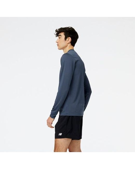 New Balance Blue Core Run Long Sleeve for men