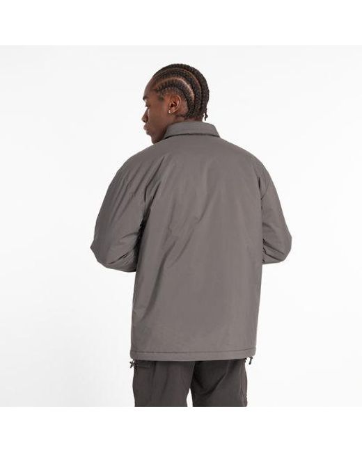 New Balance Gray Coaches Jacket for men