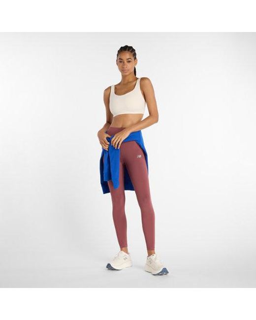 New Balance Red Rc Legging 25"