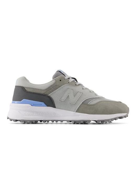 New Balance Gray 997 Golf Shoes for men
