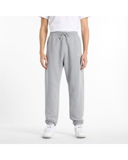 New Balance Gray Reimagined Fleece Graphic Jogger for men