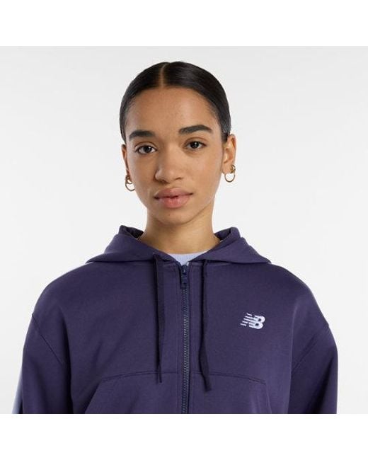 New Balance Blue Interlock Full Zip