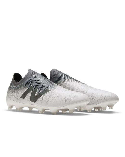New Balance Gray Furon Pro Fg V7+ Soccer Shoes