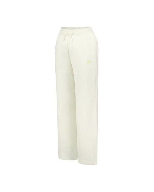 Femme Nbx Lunar Year Knit Pant En, Cotton Fleece, Taille New Balance en coloris White