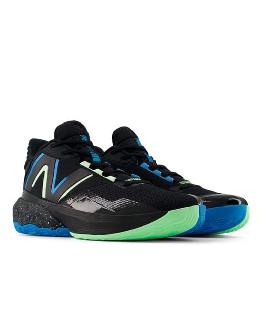New Balance Two Wxy V4 In Black/blue/green Synthetic