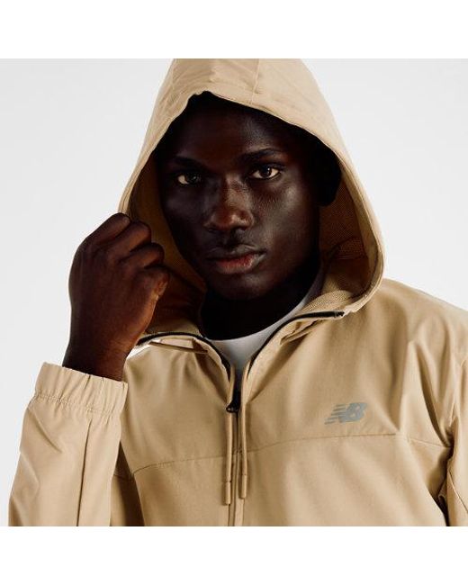 New Balance Natural Woven Full Zip Jacket for men