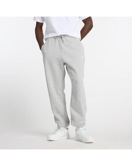 New Balance Gray Sport Essentials Fleece Jogger for men