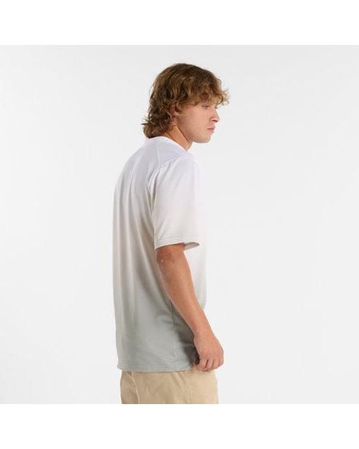 New Balance Herren Printed Tournament Top in White für Herren