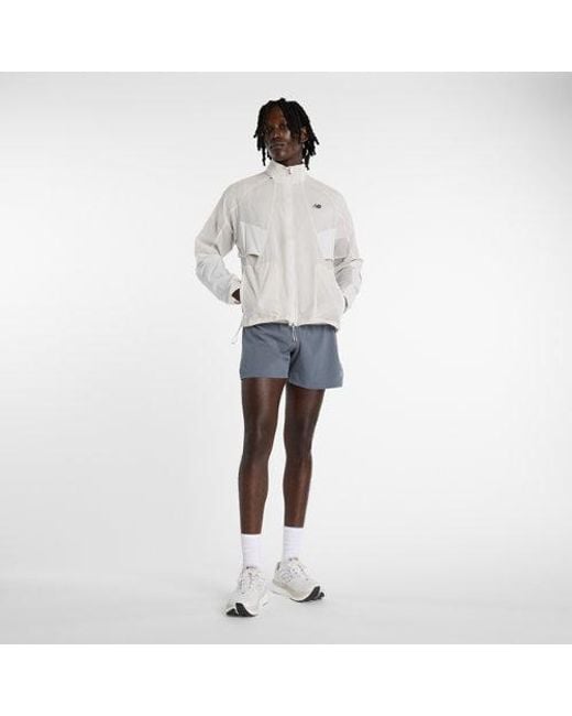 New Balance Gray Rc Jacket for men