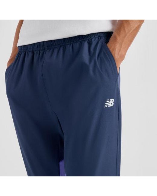 New Balance Blue Utility Woven Pant for men