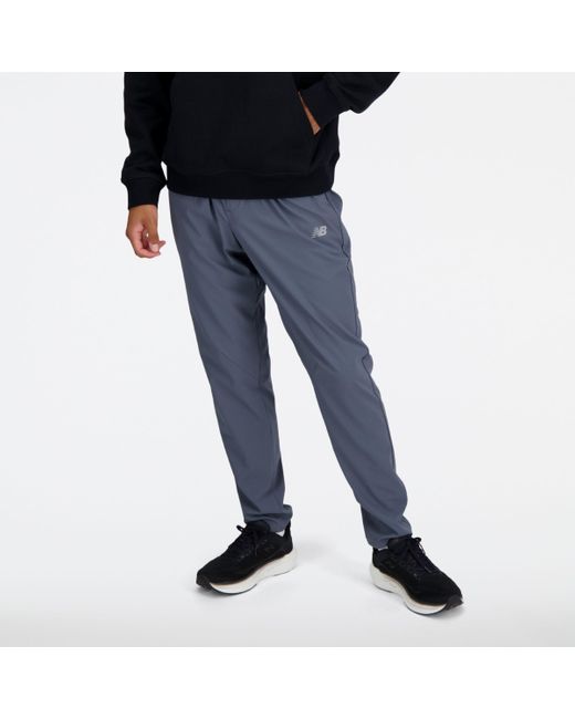 New Balance Blue Ac Tapered Pant 31" for men