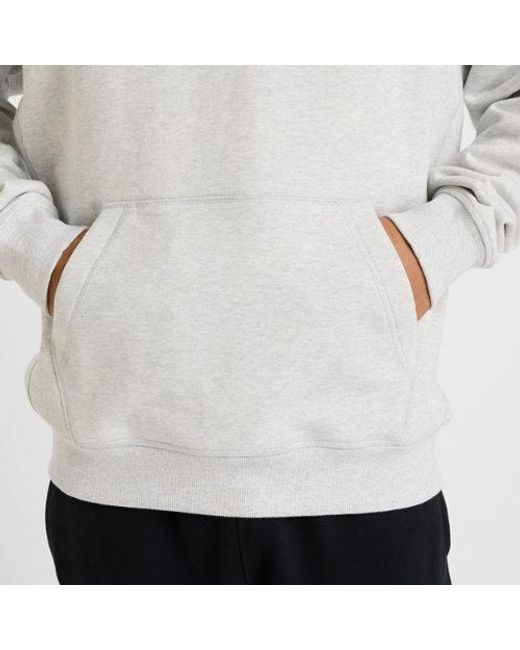 Hombre Athletics French Terry Logo Hoodie En, Algodón, Talla New Balance de hombre de color White