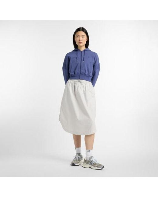 New Balance Blue French Terry Full Zip
