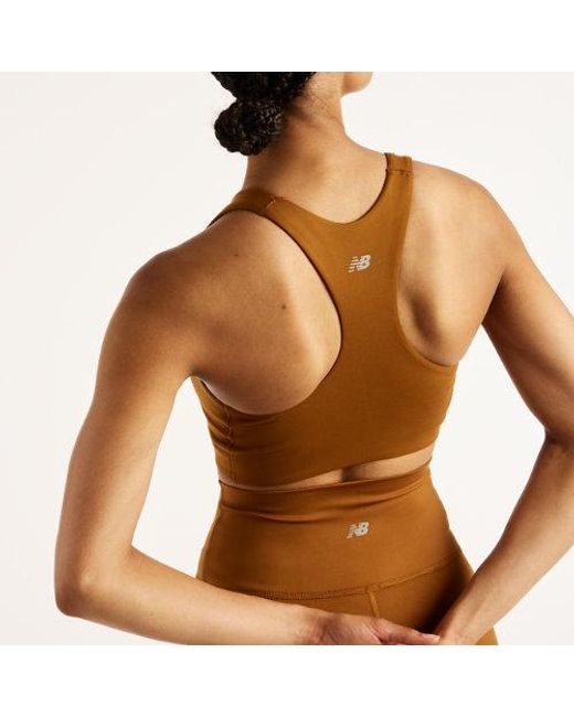 New Balance Brown Nb Define Train Bra