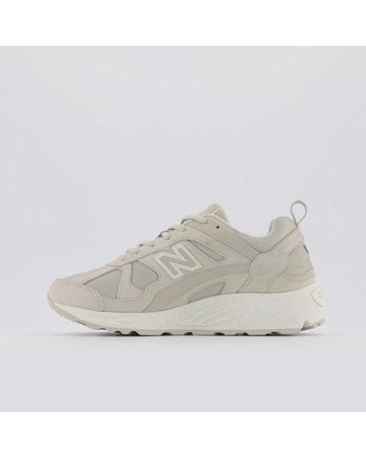 New Balance White 878 for men
