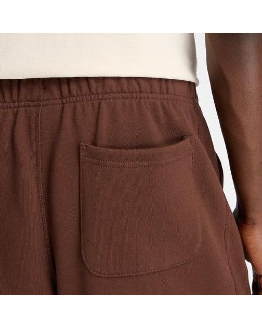 New Balance Brown Athletics French Terry Short 5" for men